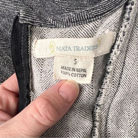 MODCLOTH Mata Traders Herringbone Collar Fit & Flare Dress - Picture 7 of 7